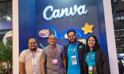WhatsApp Image 2025-05-05 at 13.00.02 Equipe da SEE e do Canva For Education durante o evento. Foto: cedida