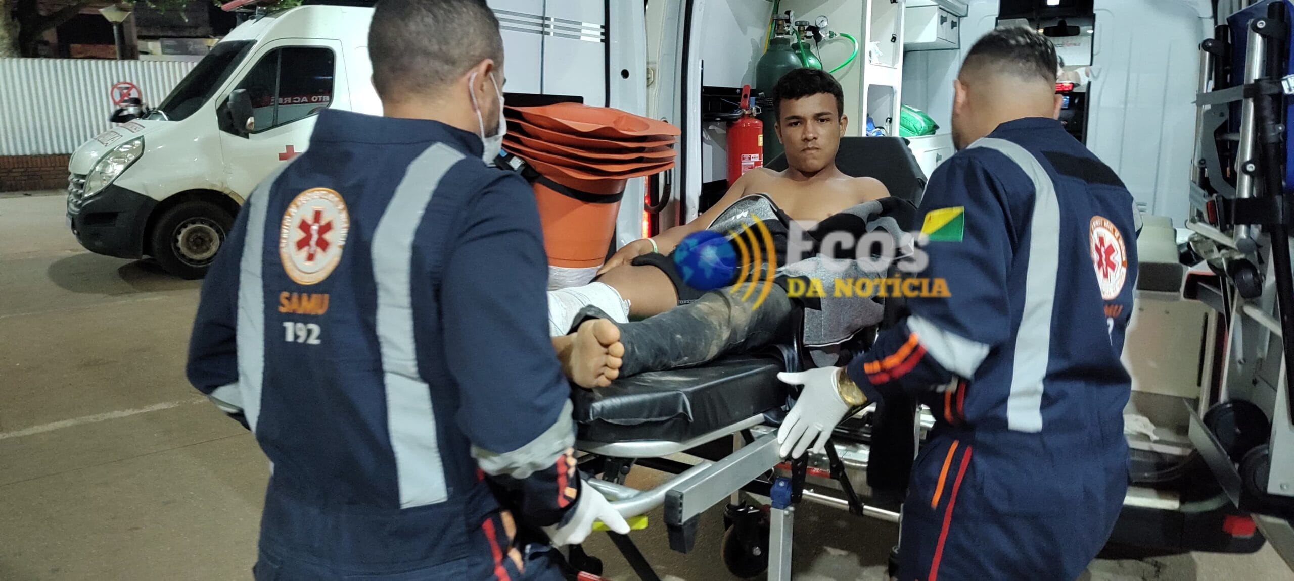 Jovem sofre graves fraturas após ser pisoteado por boi no Acre