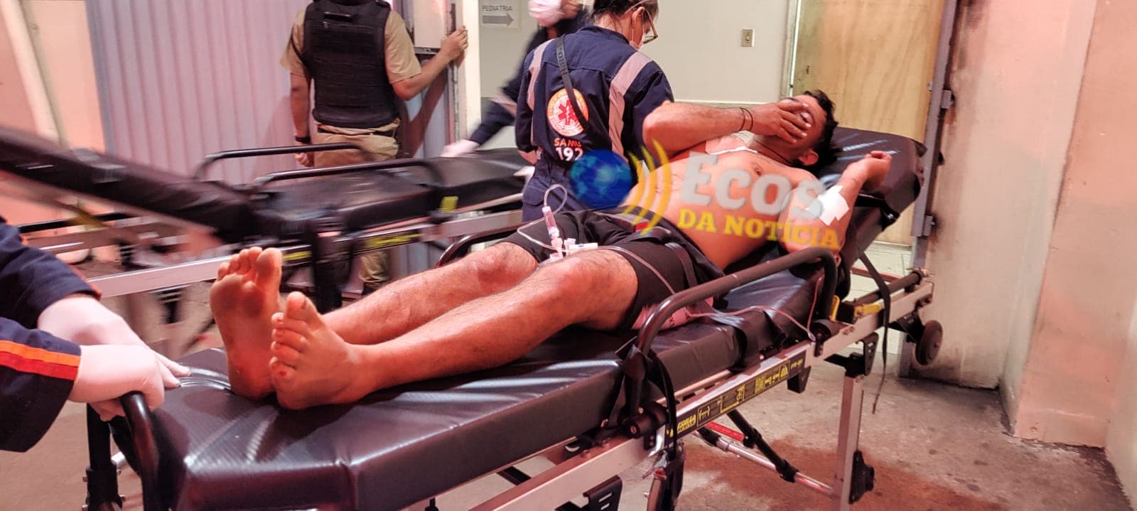 Homem é esfaqueado em Senador Guiomard enquanto bebia com desconhecido; esta é a segunda vez que é vítima de violência