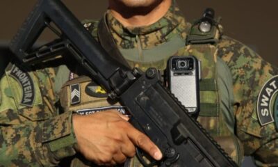 Nova portaria ministerial que estabelece orientações sobre o uso de câmeras corporais acopladas aos uniformes (as chamadas bodycams). Foto: Dhárcules Pinheiro/Sejusp