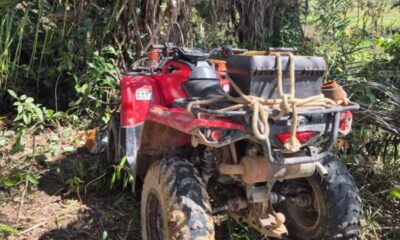 Objetos roubados foram encontrados próximos à divisa com a Bolívia — Foto: Arquivo/Gefron