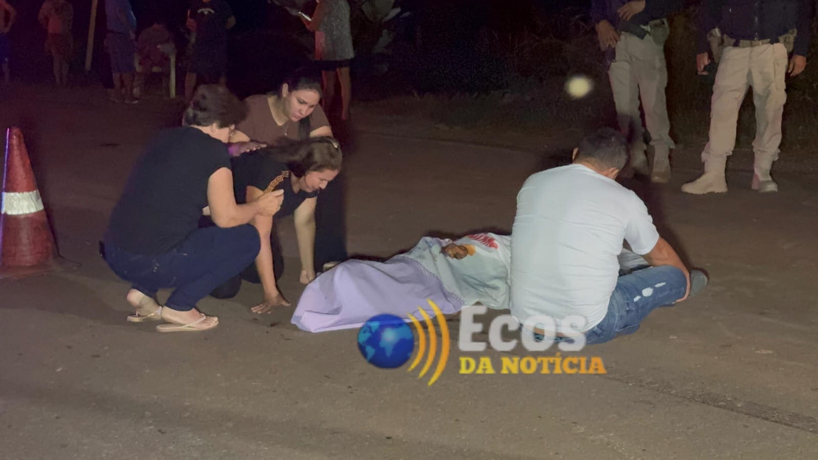 Atropelamento deixa um morto e motorista foragido na BR-317