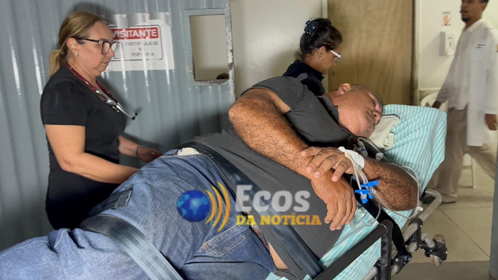 Servidores são esfaqueado por mulher durante a obra de prefeitura em Plácido de Castro, interior do Acre