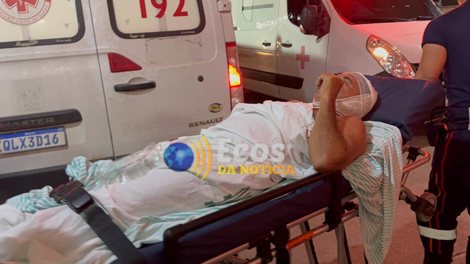 Morador de Sena Madureira cai do telhado durante conserto e é transferido para hospital da capital