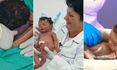 Cegonhas de bebê reborn oferecem até parto empelicado — Foto: Reprodução/TV Globo