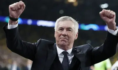 Ancelotti será apresentado como novo técnico da Seleção Brasileira  • Richard Sellers/Sportsphoto/Allstar via Getty Images
