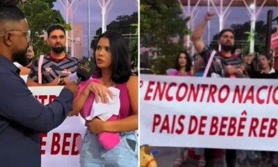 imagens__5_TicsJ8C_widelg 'Pais' de bebês reborn protestam em convenção fake que divertiu os internautas  |   Bnews - Divulgação Reprodução / Redes sociais