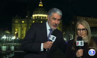 William Bonner e Ilze Scamparini em entrada ao vivo no Jornal Nacional na quarta-feira (7) • Reprodução/TV Globo
